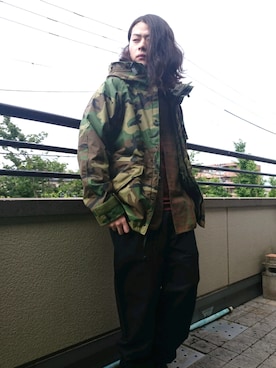 「通販」｜「アイテム（ジャケット/アウター）」を使った、KNOCK and WOODさん（メンズ・165cm）の夏コーディネート
