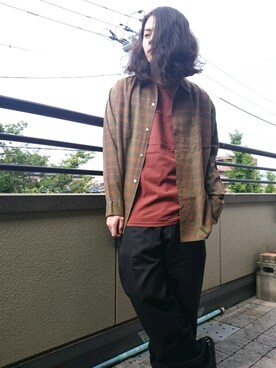 「通販」｜「アイテム（その他）」を使った、KNOCK and WOODさん（メンズ・165cm）の夏コーディネート