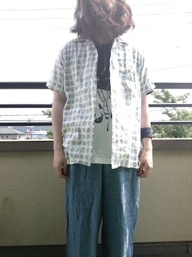 「通販」｜「アイテム（その他）」を使った、KNOCK and WOODさん（メンズ・165cm）の夏コーディネート
