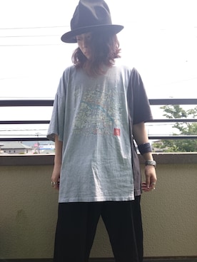 「通販」｜「アイテム（その他）」を使った、KNOCK and WOODさん（メンズ・165cm）の夏コーディネート