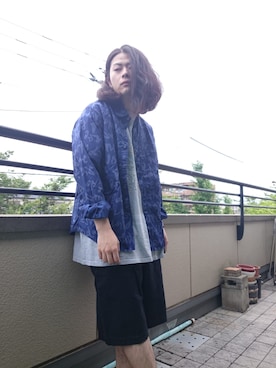 「通販」｜「アイテム（その他）」を使った、KNOCK and WOODさん（メンズ・165cm）の夏コーディネート