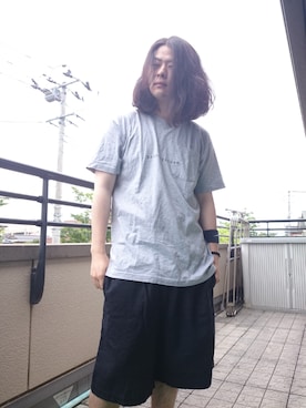 「通販」｜「アイテム（その他）」を使った、KNOCK and WOODさん（メンズ・165cm）の夏コーディネート