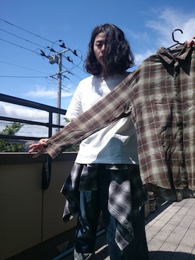 「通販」｜「アイテム（その他）」を使った、KNOCK and WOODさん（メンズ・165cm）の夏コーディネート
