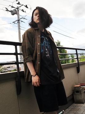 「通販」｜「アイテム（その他）」を使った、KNOCK and WOODさん（メンズ・165cm）の夏コーディネート