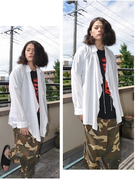 「通販」｜「アイテム（その他）」を使った、KNOCK and WOODさん（メンズ・165cm）の秋コーディネート