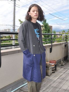 「SASQUATCHfabrix.（サスクワァッチファブリックス）のアイテム」を使った、KNOCK and WOODさん（メンズ・165cm）の秋コーディネート
