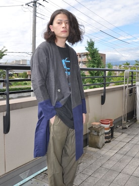 「SASQUATCHfabrix.（サスクワァッチファブリックス）のアイテム」を使った、KNOCK and WOODさん（メンズ・165cm）の秋コーディネート