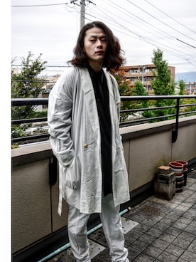 「通販」｜「アイテム（ジャケット/アウター）」を使った、KNOCK and WOODさん（メンズ・165cm）の秋コーディネート