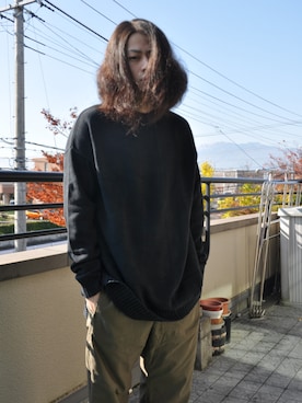 「SASQUATCHfabrix.（サスクワァッチファブリックス）のアイテム」を使った、KNOCK and WOODさん（メンズ・165cm）の秋コーディネート