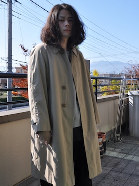 「通販」｜「アイテム（その他）」を使った、KNOCK and WOODさん（メンズ・166cm）の秋コーディネート