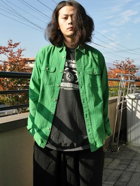 「通販」｜「アイテム（その他）」を使った、KNOCK and WOODさん（メンズ・165cm）の冬コーディネート