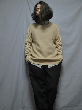 「Martin Margiela」｜「アイテム（その他）」を使った、KNOCK and WOODさん（メンズ・165cm）の春コーディネート
