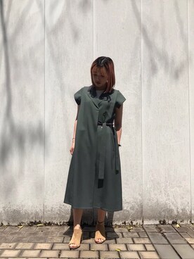 Yumi Kitamuraさん（レディース・157cm）の春コーディネート