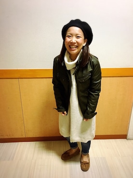 ERIKOさん（レディース・154cm）の冬コーディネート