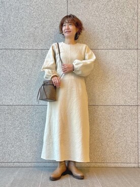 「ユナイテッドアローズ」｜「アイテム（ブーツ）」を使った、山本　オデット エ オディール スタッフさん（レディース・153cm）の夏コーディネート