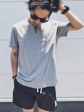 スリットtシャツ のメンズ人気ファッションコーディネート Wear