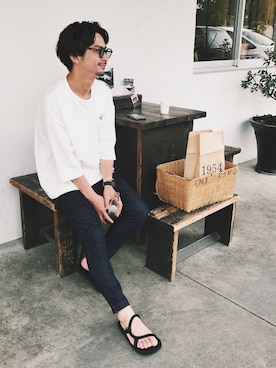 「アイテム（腕時計）」を使った、YUSUKE5さん（メンズ・165cm）の春コーディネート