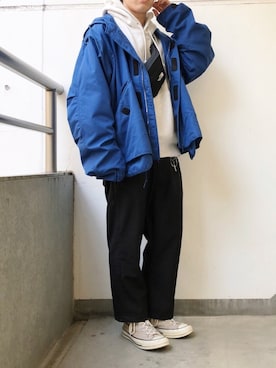 「M-51」｜「アイテム（モッズコート）」を使った、yossyさん（メンズ・163cm）の秋コーディネート