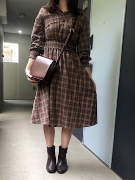 「ALETTA（アレッタ）のアイテム」を使った、kiiさん（レディース・160cm）の秋コーディネート