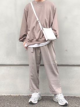 「LILL（リル）のアイテム（スウェット）」を使った、itsukiさん（メンズ・167cm）の秋コーディネート
