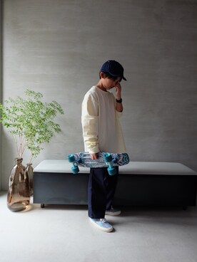 「Penny（ペニー）のアイテム」を使った、liittoさん（キッズ・140cm）の春コーディネート