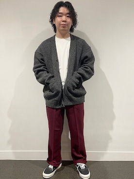 「SHIPS」｜大出さん（メンズ・160cm）の秋コーディネート