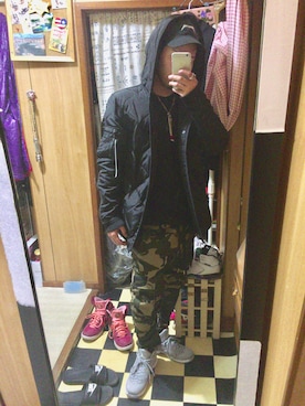 「STAMPD（スタンプド）のアイテム（ジャケット/アウター）」を使った、D@wearさん（メンズ・167cm）の春コーディネート