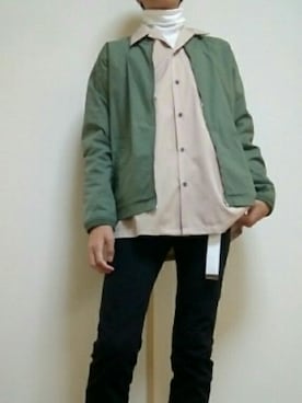 「BACK NUMBER（バックナンバー）のアイテム（MA-1）」を使った、けいさん（メンズ・170cm）の秋コーディネート