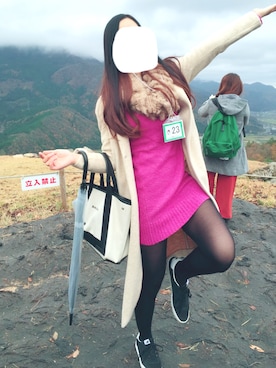 nnaiseさん（レディース・161cm）の冬コーディネート