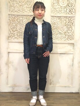 「JELLY BEANS（ジェリービーンズ）のアイテム」を使った、JELLYBEANSさん（レディース・155cm）の春コーディネート