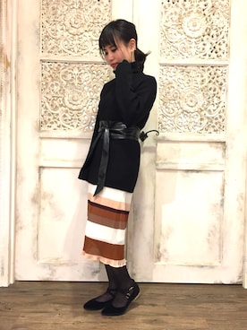 「JELLY BEANS（ジェリービーンズ）のアイテム」を使った、JELLYBEANSさん（レディース・155cm）の春コーディネート