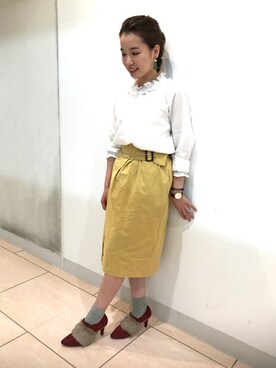 「JELLY BEANS」｜「アイテム（ブーティ）」を使った、JELLYBEANSさん（レディース・158cm）の秋コーディネート