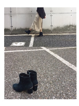 「アイテム（ブーツ、グリーン系）」を使った、JELLYBEANSさん（レディース・155cm）の秋コーディネート