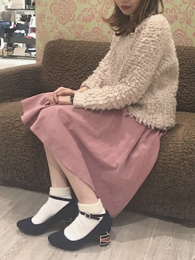 「JELLY BEANS（ジェリービーンズ）のアイテム」を使った、JELLYBEANSさん（レディース・155cm）の冬コーディネート