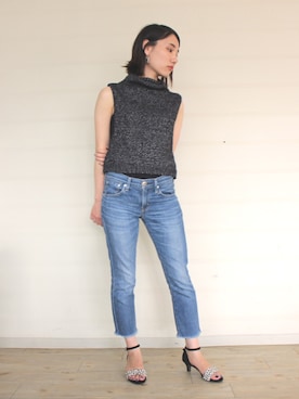 「JELLY BEANS（ジェリービーンズ）のアイテム」を使った、JELLYBEANSさん（レディース・155cm）の夏コーディネート