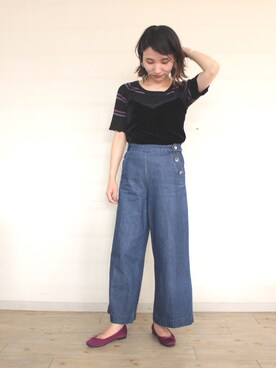 「JELLY BEANS（ジェリービーンズ）のアイテム」を使った、JELLYBEANSさん（レディース・155cm）の夏コーディネート