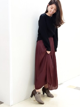 「JELLY BEANS（ジェリービーンズ）のアイテム」を使った、JELLYBEANSさん（レディース・158cm）の秋コーディネート