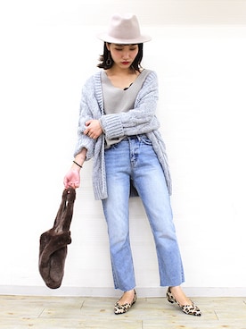 「JELLY BEANS（ジェリービーンズ）のアイテム」を使った、JELLYBEANSさん（レディース・159cm）の秋コーディネート