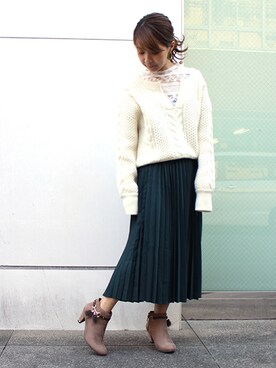 「JELLY BEANS（ジェリービーンズ）のアイテム」を使った、JELLYBEANSさん（レディース・155cm）の秋コーディネート