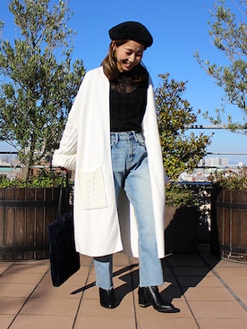 「JELLY BEANS（ジェリービーンズ）のアイテム」を使った、JELLYBEANSさん（レディース・155cm）の冬コーディネート