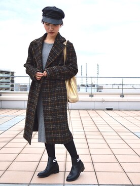 「JELLY BEANS（ジェリービーンズ）のアイテム」を使った、JELLYBEANSさん（レディース・159cm）の冬コーディネート