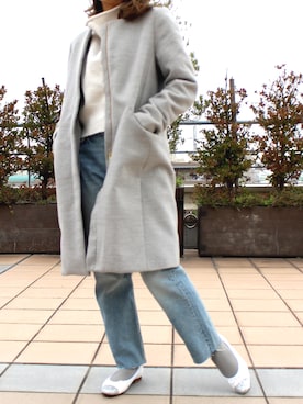 「JELLY BEANS（ジェリービーンズ）のアイテム（バレエシューズ）」を使った、JELLYBEANSさん（レディース・155cm）の冬コーディネート