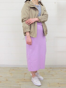 「JELLY BEANS」｜「アイテム（スニーカー）」を使った、JELLYBEANSさん（レディース・155cm）の冬コーディネート