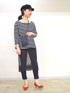 「レイヤードstyle」｜JELLYBEANSさん（レディース・155cm）の冬コーディネート