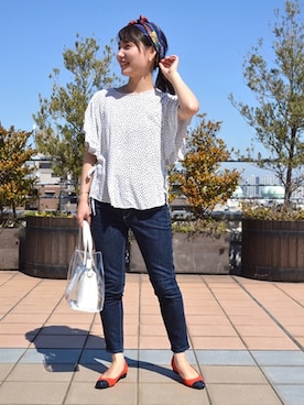 「JELLY BEANS（ジェリービーンズ）のアイテム」を使った、JELLYBEANSさん（レディース・158cm）の春コーディネート