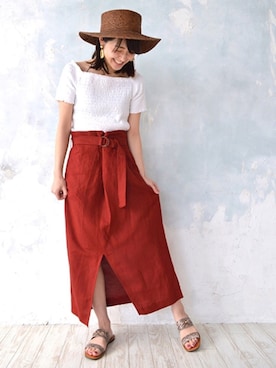 「JELLY BEANS（ジェリービーンズ）のアイテム」を使った、JELLYBEANSさん（レディース・158cm）の春コーディネート