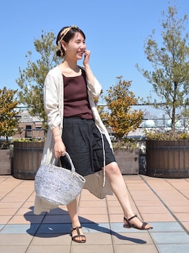 「JELLY BEANS（ジェリービーンズ）のアイテム」を使った、JELLYBEANSさん（レディース・158cm）の春コーディネート