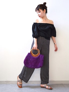 「パイソン柄」｜JELLYBEANSさん（レディース・158cm）の春コーディネート