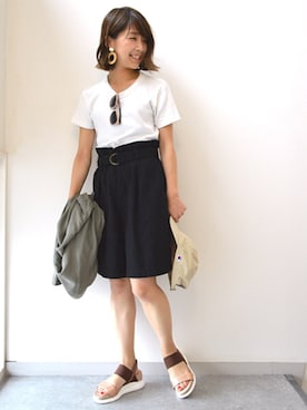 「JELLY BEANS（ジェリービーンズ）のアイテム」を使った、JELLYBEANSさん（レディース・158cm）の春コーディネート