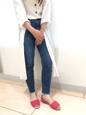 「JELLY BEANS（ジェリービーンズ）のアイテム」を使った、JELLYBEANSさん（レディース・158cm）の春コーディネート